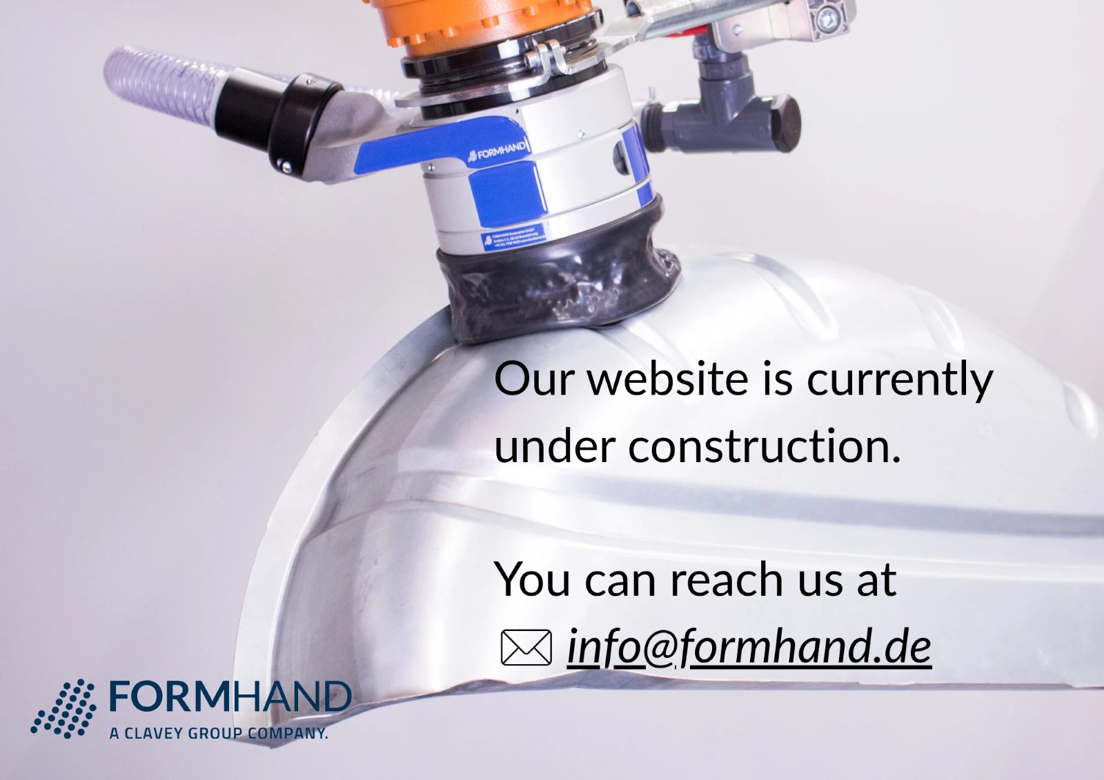 FORMHAND – a Clavey Group company. Our website is currently under construction. You can reach us at info@formhand.de